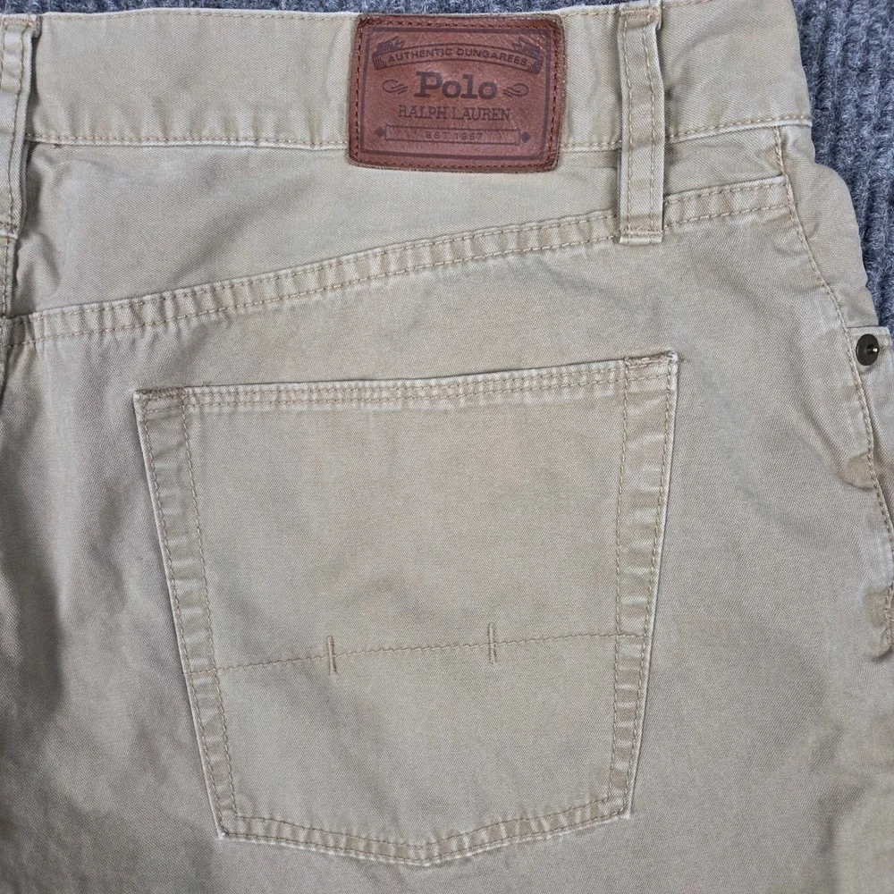 Polo Ralph Lauren Men's Khaki Chino Pants Size 36x30 Straight Leg Casual - Picture 4 of 6